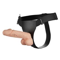 Obsenza - Arnés con Dildo Vibrador Natural de 24 cm para Placer Extremo - Image 1