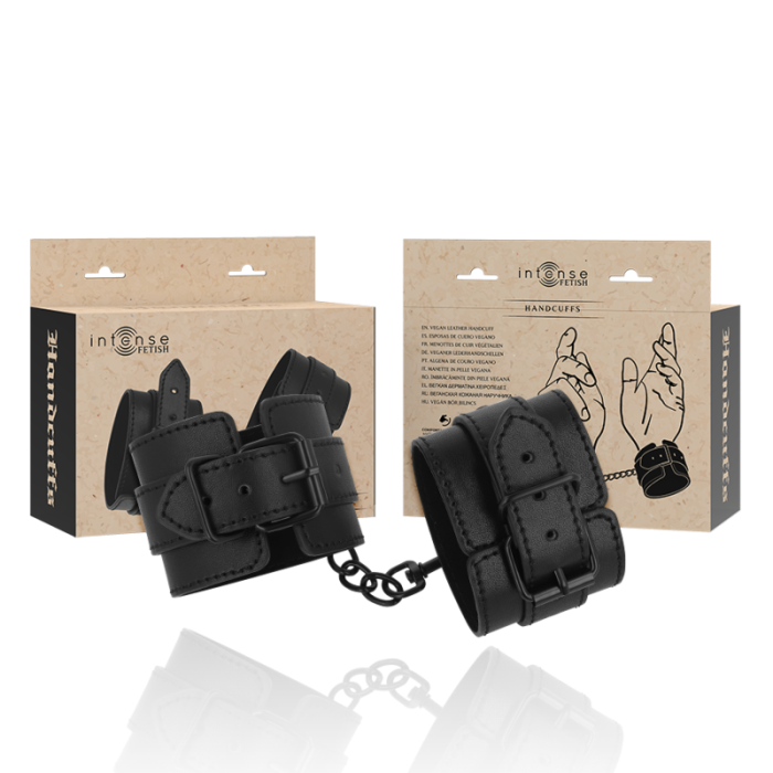 Obsenza - Intense Fetish Vegan Leather Handcuffs for Erotic Restraint - Image 1