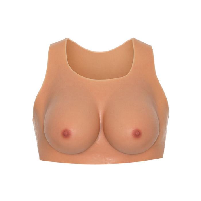 Obsenza - Alter Ego Wearable Silicone Breast Top D-Cup Flesh for Cross-Dressing - OS - Image 1