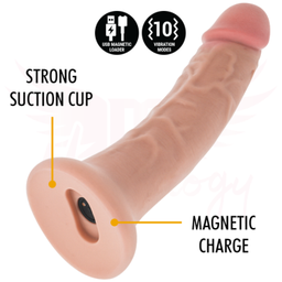 Obsenza - Mythology Asher Original Dildo M con Vibración y Tecnología Watchme - M - Image 1