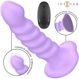 Obsenza - INTENSE Brenda Vibrator Größe M Spiraldesign mit 10 Vibrationsstufen Fernbedienung - Violett - Image 1