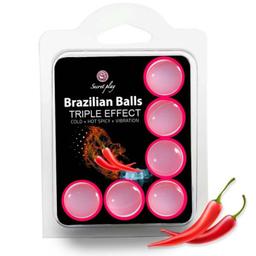 Obsenza - Set of 6 Brazilian Triple Effect Balls for Enhanced Pleasure - Image 1