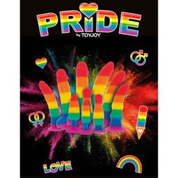 Obsenza - Bandeira lgbt onda dildo 17 cm - Image 1