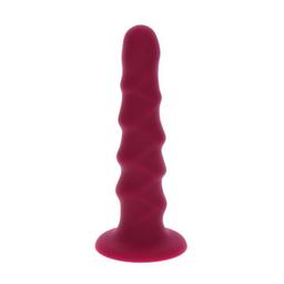Obsenza&#x20;-&#x20;Dong&#x20;C&#xF4;tel&#xE9;&#x20;12&#x20;cm&#x20;Rouge&#x20;de&#x20;Get&#x20;Real&#x20;pour&#x20;Plaisir&#x20;Intense&#x20;et&#x20;Mains&#x20;Libres&#x20;-&#x20;Rouge&#x20;-&#x20;Image&#x20;1