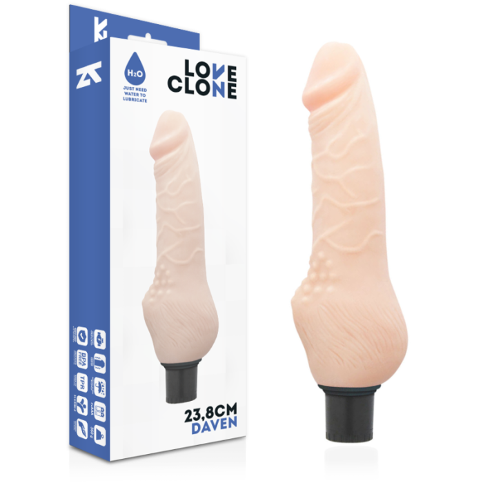 Obsenza - LoveClone Daven Self-Lubrication Realistic Vibrator 23. - Image 1