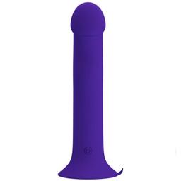 Obsenza - Dildo Vibrador Recargable Murray Youth de Pretty Love con 12 Funciones - Violeta - Image 1