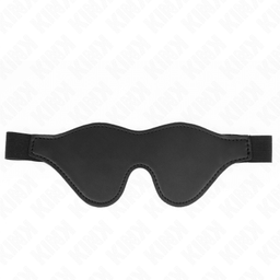 Obsenza - Bandage en cuir avec ceinture élastique 21x8 cm - Élégance et Pouvoir dans vos Jeux BDSM - Image 1