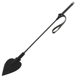 Obsenza - Chicote de Silicone Preto 60cm para Fetiche e BDSM - Preto - Image 1