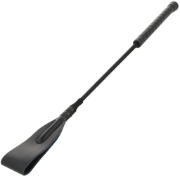 Obsenza - Darkness Leather Riding Crop 45 cm for Dominance and Play - Black - Image 1