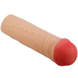 Obsenza - Pretty Love Nile Flesh Penis Extender Cover for Enhanced Pleasure - Image 1