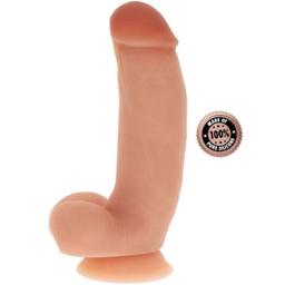 Obsenza - Dildo de Silicone 18 cm com Bolas Pele para Prazer Realista - Image 1