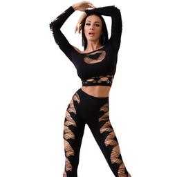 Obsenza - Conjunto Top &amp; Leggings CHILIROSE CR 4436 para momentos sedutores - S/L - Image 1