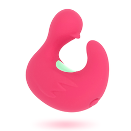 Obsenza - Stimolatore Silicone Ricaricabile Ducky Mania Rosa per Piacere Esterno - Image 1