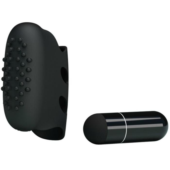 Obsenza - Pretty Love Flirtation Steward Vibration Thimble for Enhanced Manual Stimulation - Black - Image 1