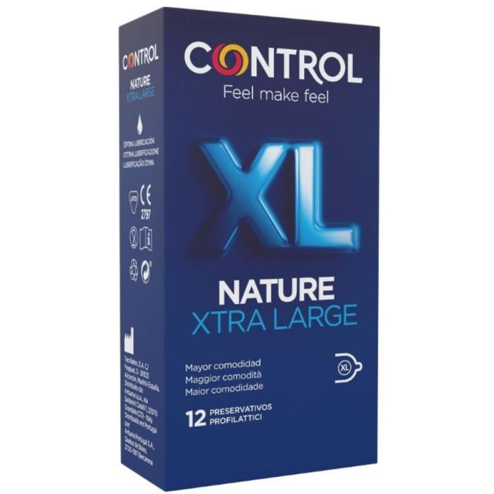 Obsenza - Control Adapta Nature XL Condoms - 12 Pack of Smooth Comfort - Image 1