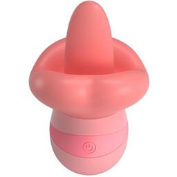 Obsenza - Kylee Tongue Clitoris Stimulator with 10 Vibration Modes by Pretty Love - Pink - Image 1