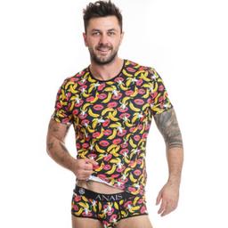 Obsenza - Maglietta Banana di Lycra con Stampa di Banane per Uomo - Image 1