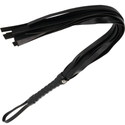Obsenza - Darkness Schwarze Bondage-Peitsche 45 cm – Elegantes BDSM-Accessoire - Schwarz - Image 1