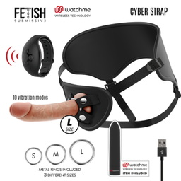 Obsenza - Arnés con Dildo Realista y Control Remoto WatchMe para Placer Total - Image 1