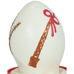 Obsenza - Preservativo decorativo pintado a mano huevo de pascua blanco - Image 1