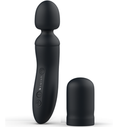 Obsenza - Vibrador Wand Premium Bthrilled Negro para Estimulación Profunda - Negro - Image 1