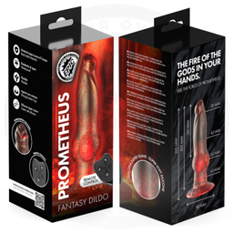 Obsenza - Prometheus Titan in Flames Rechargeable Remote Control Dildo - Image 1
