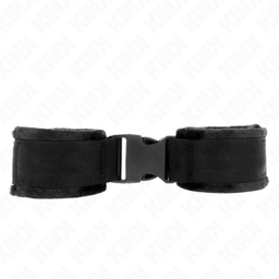 Obsenza - Pulseiras de Nylon Ajustáveis para Controle BDSM KINK - Preto - Image 1