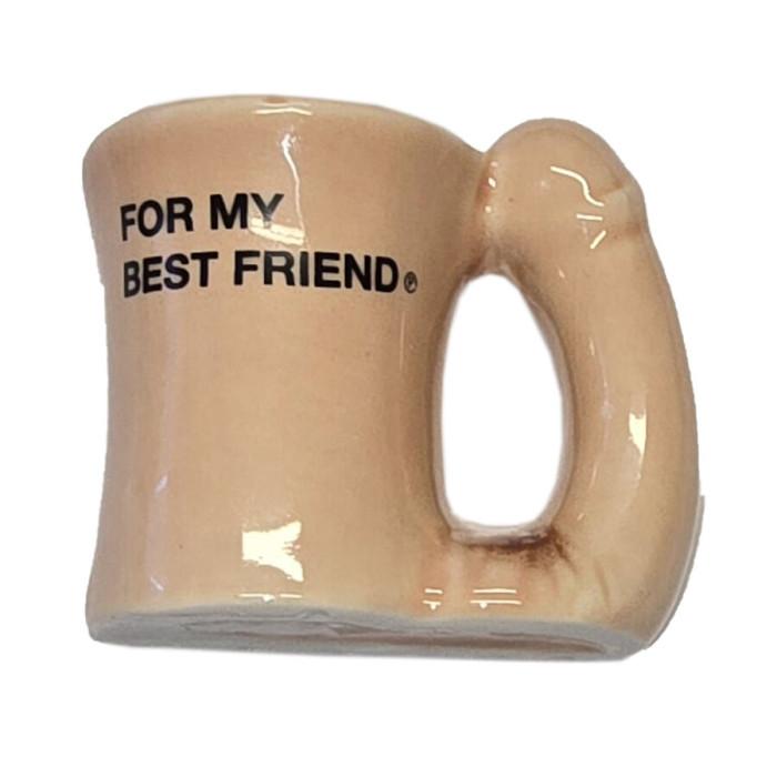 Obsenza - Diablo picante – ceramic mug magnet with penis handle “for my best friend” - Image 1
