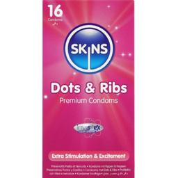 Obsenza - Dots &amp; ribs preservativos premium pack 16 - Image 1