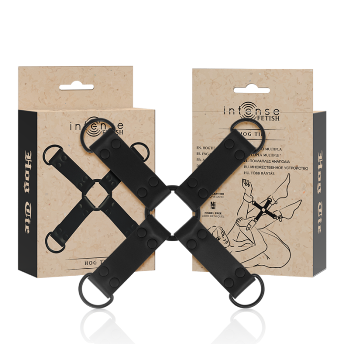 Obsenza - Fetish Enganche Múltiple para Manos y Pies de Cuero Vegano de INTENSE FETISH - Image 1