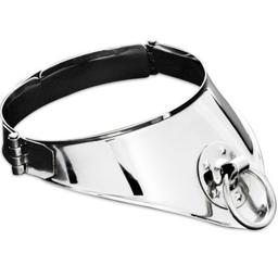 Obsenza - Metal Hard Restraint Collar with Ring and Padlock 12. - Image 1
