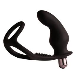 Obsenza - Ro- zen rro plug anal con anillo vibrador para el pene negro - Image 1