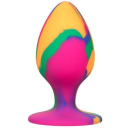 Obsenza - Plug Anale Tie-Dye Grande Cheeky - Stimolazione e Divertimento Sicuro - Image 1