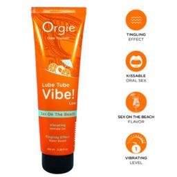 Obsenza - Lubrificante in tubo vibe! sesso sulla spiaggia gel intimo baciabile leggero 100 ml - Image 1