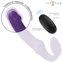 Obsenza - Jill Doppio Vibratore 20 cm Telecomando Viola per Intimità e Piacere - Viola - Image 1