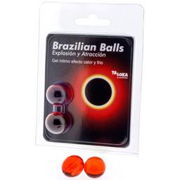 Obsenza - 2 boules brésiliennes gel excitant effet chaud &amp; froid - Image 1