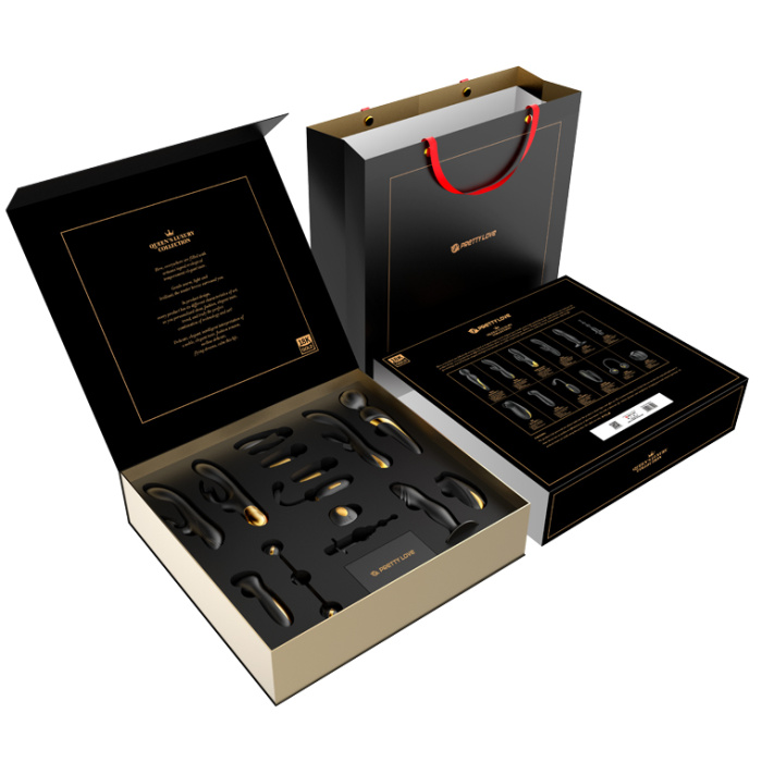 Obsenza - Collection de Luxe Queen : Kit Électro-Vibrations et Or 18 Carats - Image 2