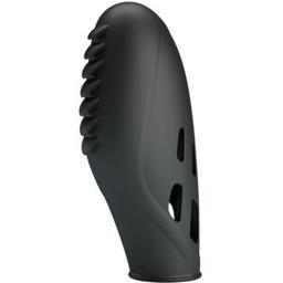 Obsenza - Vibrador de Dedo de Silicone Gilo Preto para Estímulo Preciso - Preto - Image 1
