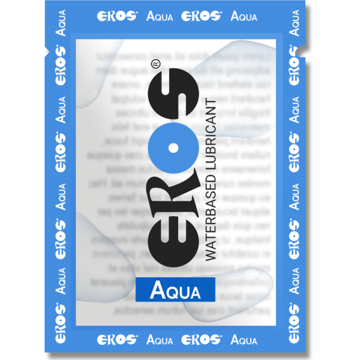 Obsenza - Lubricante Base Agua EROS Aqua para Sensaciones Frescas y Hidración - 4ml - Image 1