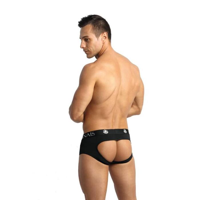 Obsenza - Premium Petrol Jock Bikini S for Men by ANAIS LUXURY LINGERIE - Black - Image 1