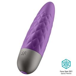 Obsenza - Vibrador de Bala Ultra Power Bullet 5 con 12 Programas y Resistente al Agua - Violeta - Image 1