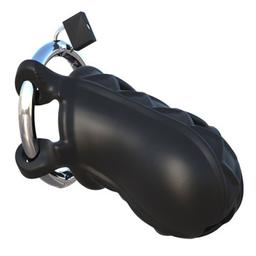 Obsenza - Extreme Silicone Chastity Cage with Adjustable Locking Ring - Image 1