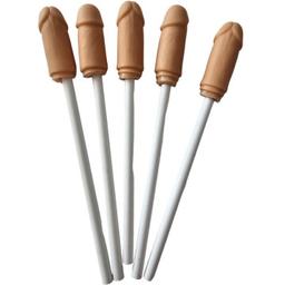 Obsenza - Set di 5 Matite con Punta del Pene Naturale per un Tocco di Humor e Creatività - Image 1