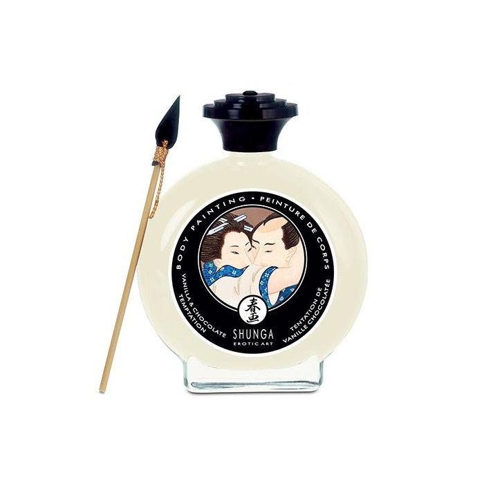 Obsenza - Peinture Corporelle Comestible Vanille-Chocolat 100ml - Image 1