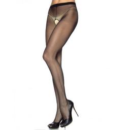 Obsenza - Leg Avenue - Sexy Nylonhöschen mit Schrittöffnung Plus - OS - Image 1