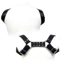 Obsenza - Imbracatura BDSM in Pelle Regolabile per Uomo - LEATHER BODY - OS - Image 1