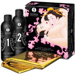 Obsenza - Strawberry &amp; Cava Body-to-Body Massage Gel by Shunga - Image 1