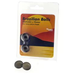 Obsenza - Diverty Sex - 2 Brasilianische Kugeln mit Frischem Effekt und Aufregendem Gel - Image 1