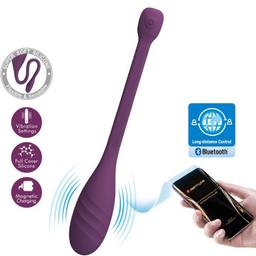Obsenza - Leviathan App-Controlled Rabbit Vibrator for Enhanced Internal Stimulation - Purple - Image 1