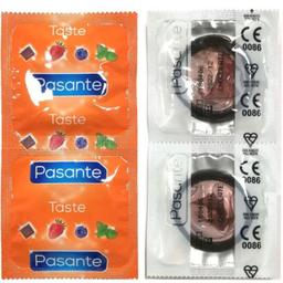 Obsenza - Pasante Schokoladen Geschmack Kondome – Versuchung Beutel 144 Stück - Image 1